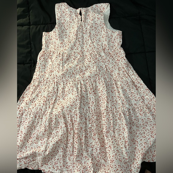 Banana Republic red and white floral midi dress XL - Picture 4 of 8